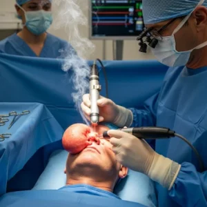 Rhinophyma Laser Debulking